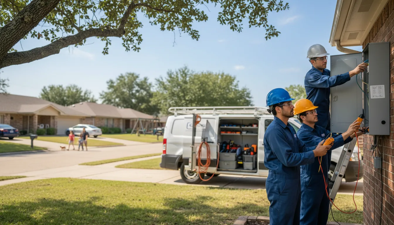 Certified electrician providing emergency electrical services in Carriere, MS